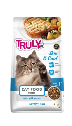Truly Kattefoder Kornfrit - Skin & Coat - Tun 1,5kg